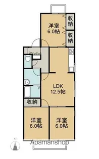 レーベンハイムⅡ【1階】の間取り