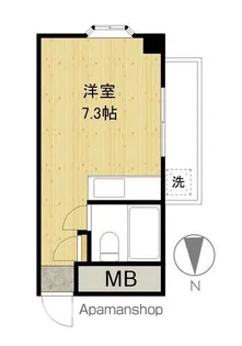 グランデ喜多見【302号室】の間取り