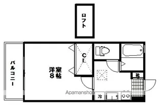 クローバーハウス【1階】の間取り
