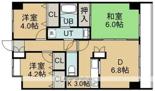 ケントパレス函館【805号室】の間取り