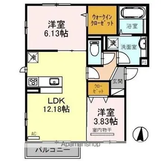 プレミール【3階】の間取り