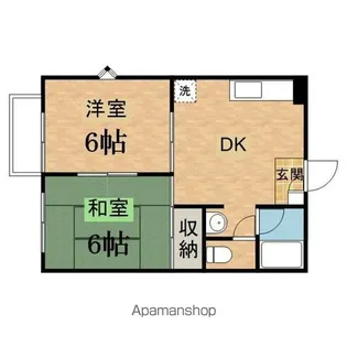 すみれハイツ【2階】の間取り