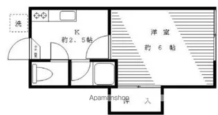 佳月荘【2階】の間取り