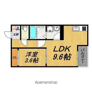LE COCON 刈谷Ⅱ【2階】の間取り