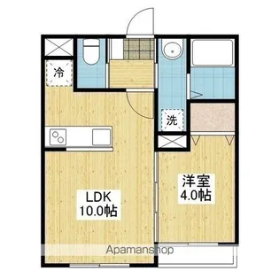 RENOTTA TAKEWARA【303号室】の間取り