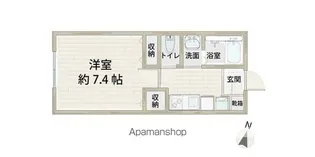 ARC坂ノ市【102号室】の間取り