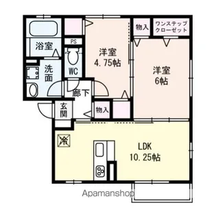 リバティ【101号室】の間取り
