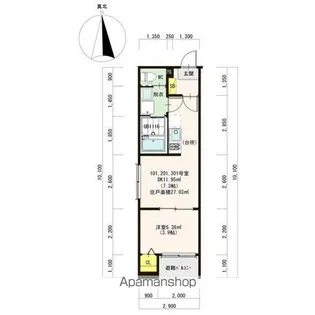 Okimi house【2階】の間取り