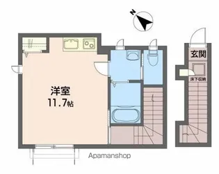 クラヴィエ川内【2階】の間取り