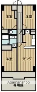 武蔵野拝島ハイツ【121号室】の間取り