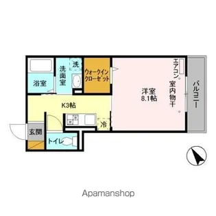 DEAREST【2階】の間取り