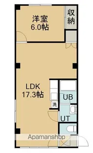 ハイホームマナミート【205号室】の間取り