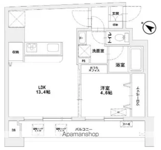 MAJESTIC千葉みなと【506号室】の間取り