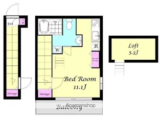 サンヴィアーレ北小金【2階】の間取り