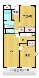 エクセレントハウス【3階】の間取り