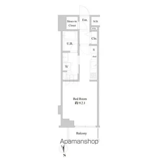 B CITY APARTMENT ITABASHI NORTH【5階】の間取り