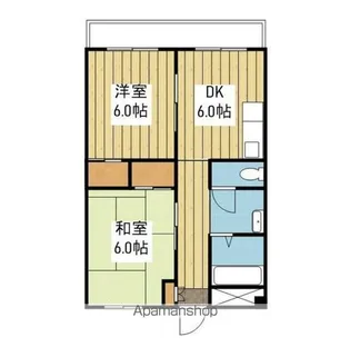 第1ミサワハイツ【103号室】の間取り