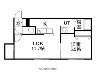 TONY TOWER KITAHIROSHIMA【2階】の間取り