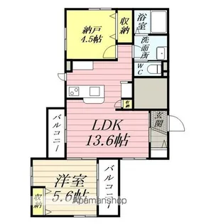 神奈川県横浜市鶴見区上末吉1丁目【マンション】の間取り