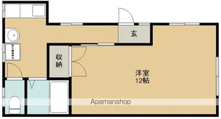 ハイツ藤堂【201号室】の間取り