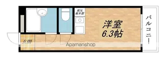 クッキィー石山寺【217号室】の間取り