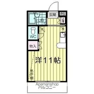ロイヤルハイツ東八【213号室】の間取り