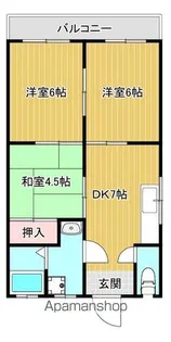 矢野コーポ【2階】の間取り