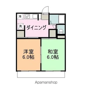 トータスメゾン【303号室】の間取り