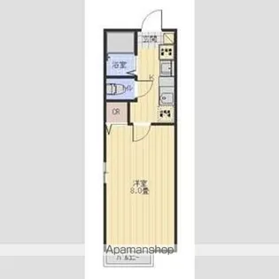 ヒルスクエア【201号室】の間取り