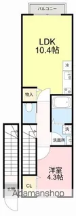 EARTH北山【2階】の間取り