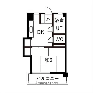 メゾン千種【4階】の間取り