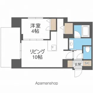 SAPPORO ATSUMARU RESIDENCE【5階】の間取り