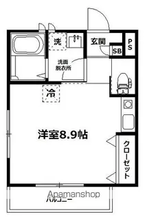 REVE天王町【2階】の間取り
