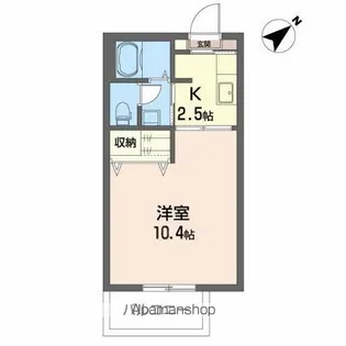 ビッグベルⅡ【2階】の間取り