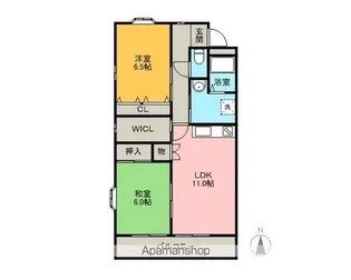URBAN STAGE21【302号室】の間取り