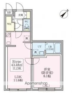スカイラシクラス平和台【1階】の間取り