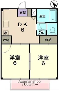メゾンアクロポルⅡ【2階】の間取り