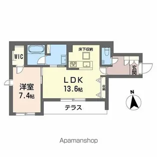 輝 阪南町【1階】の間取り