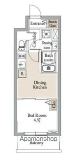 グランカーサ住吉Ⅲ【6階】の間取り