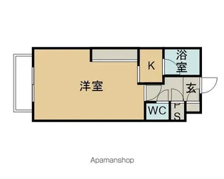 マンション悠山【303号室】の間取り