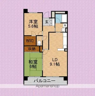パインシルクふじみ野【2階】の間取り