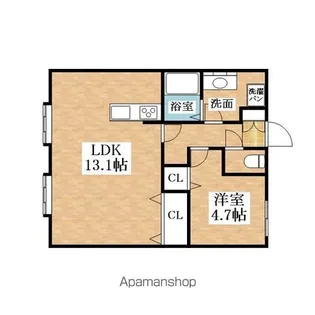 エクシブⅢ【3階】の間取り