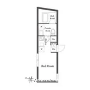 PASEO SANGENJAYA EAST WEST【2階】の間取り