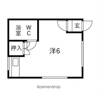 コーポフロンティア【201号室】の間取り