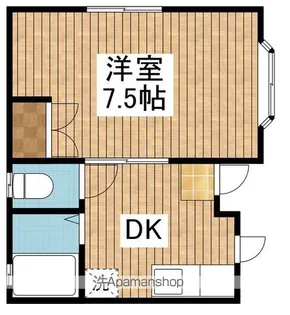 アビタシオン金鉢山【102号室】の間取り