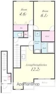 サニーコート花しょうぶ【2階】の間取り