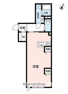 モアナコート南流山【2階】の間取り