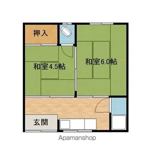 松月荘【1階】の間取り