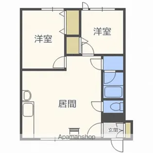 SSコーポ【2階】の間取り