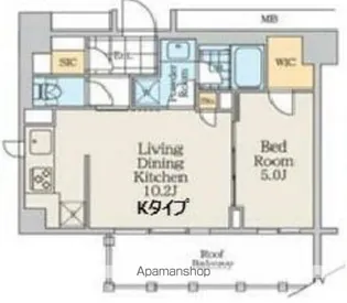クレストコート中野富士見町【8階】の間取り